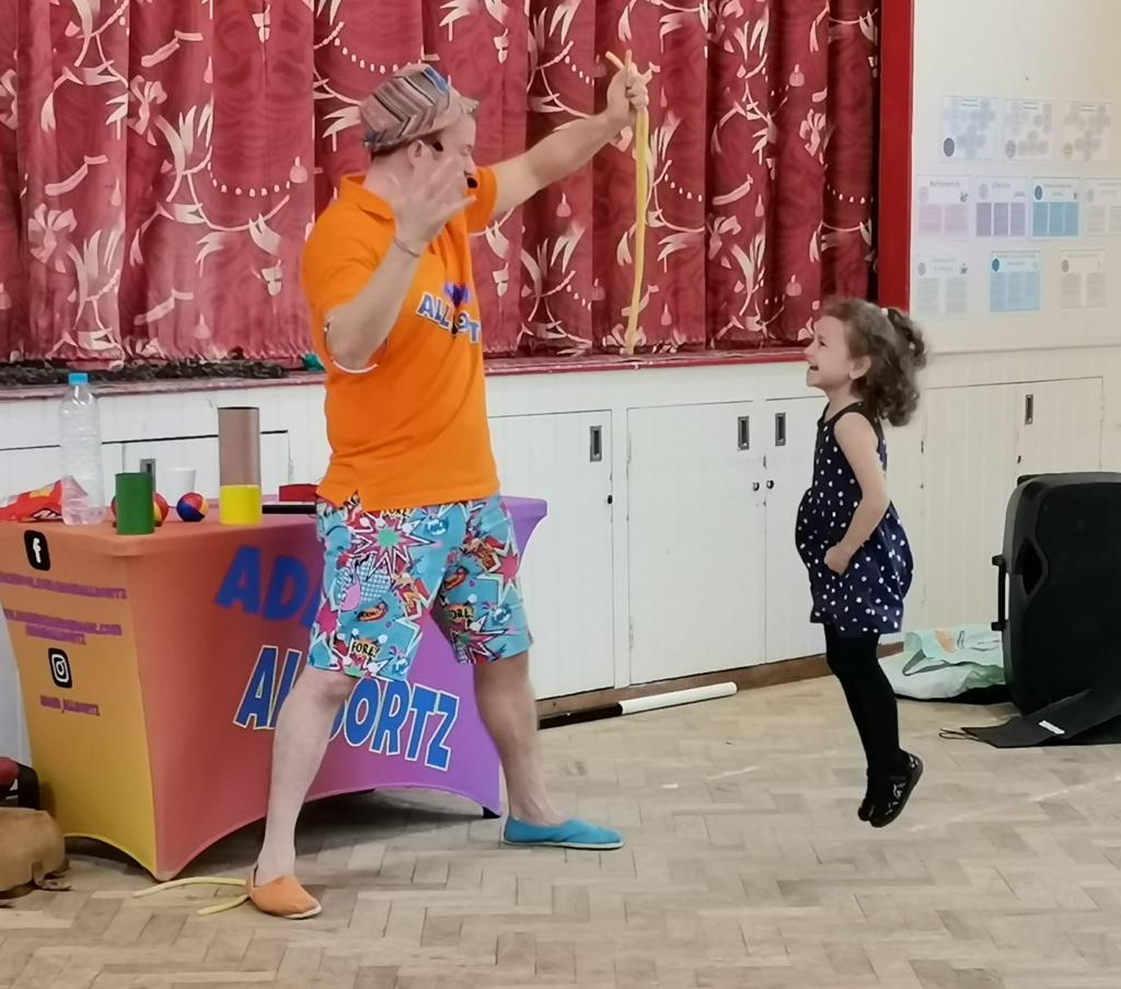 joy at children party